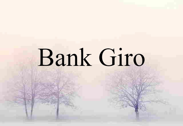 Bank Giro