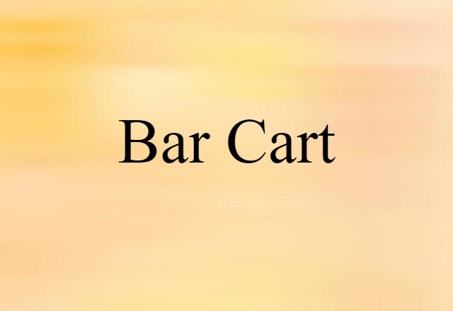 bar cart