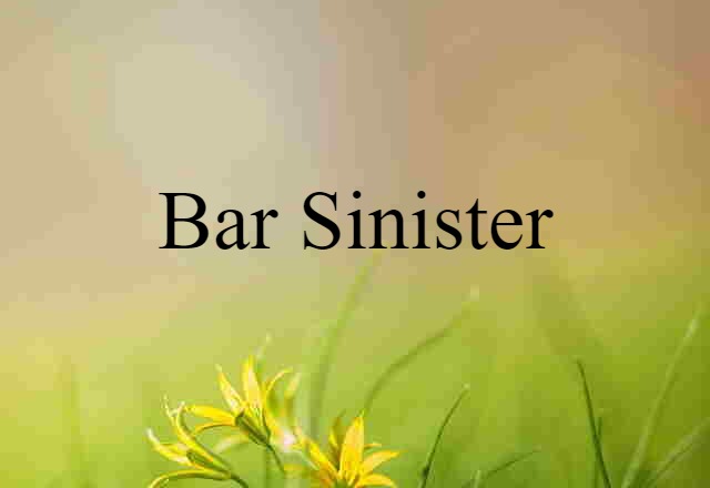 bar sinister