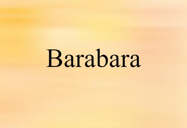 barabara