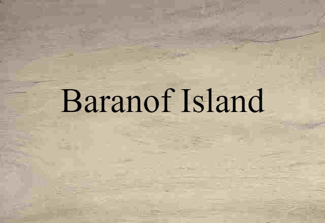 Baranof Island