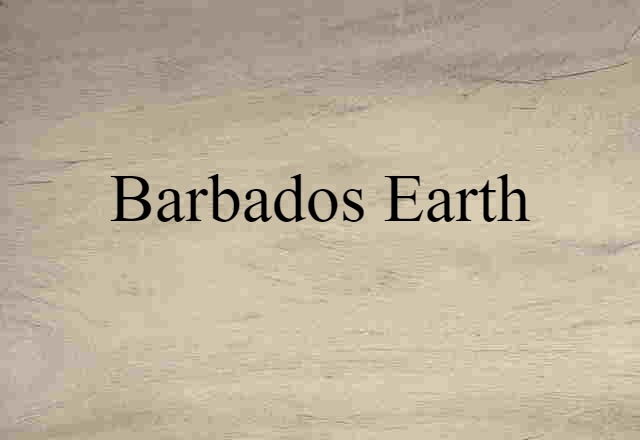 Barbados earth