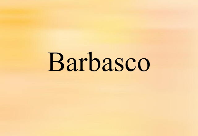 barbasco