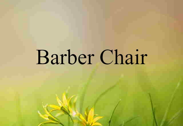 barber chair