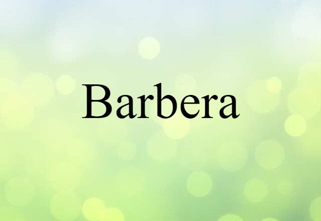 Barbera