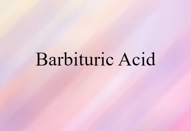 barbituric acid