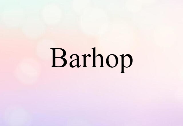 barhop