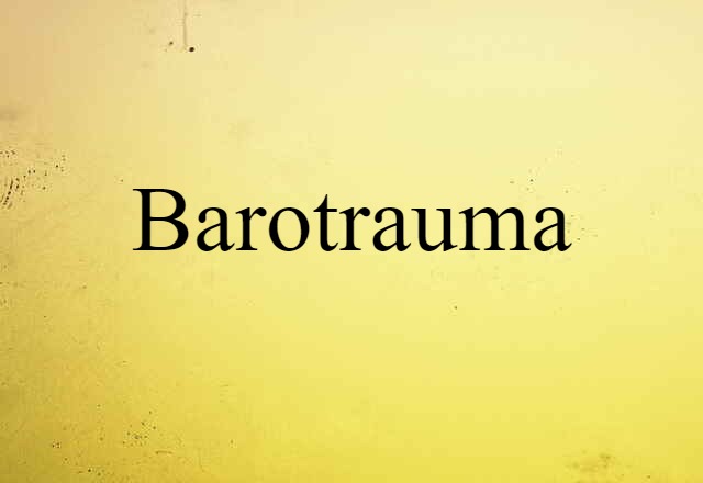 barotrauma