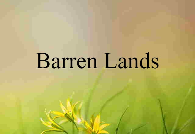 Barren Lands