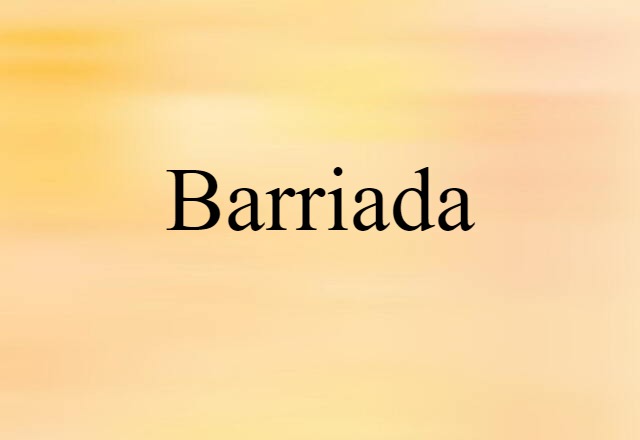 barriada