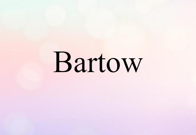 Bartow