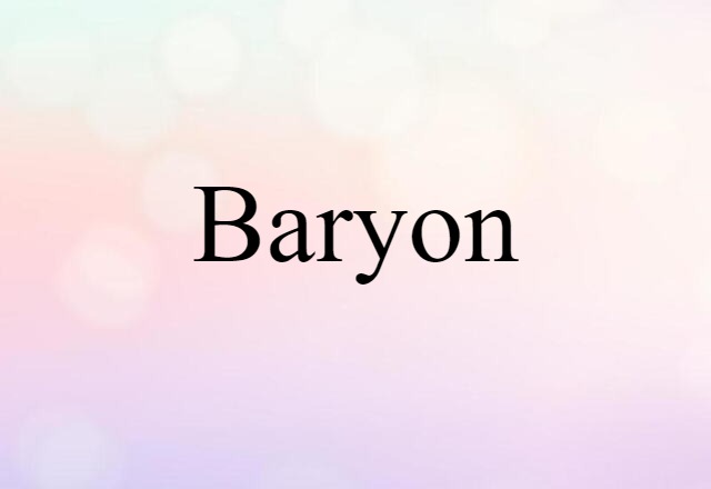 baryon