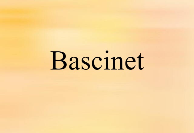 Bascinet (noun) Definition, Meaning & Examples