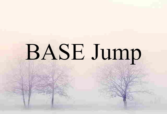 BASE jump