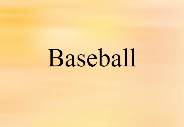 baseball