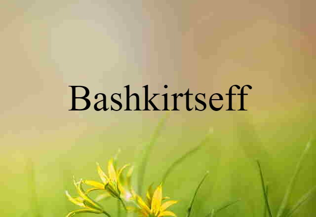 Bashkirtseff