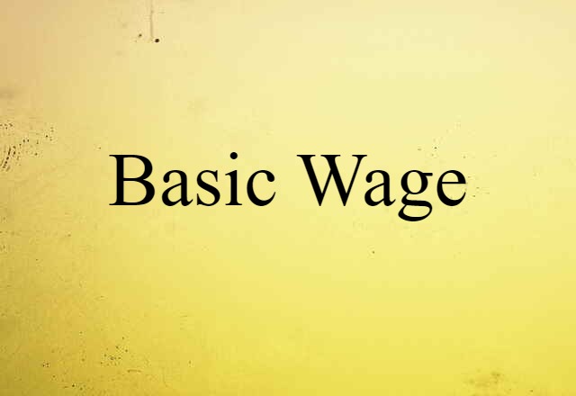 basic wage