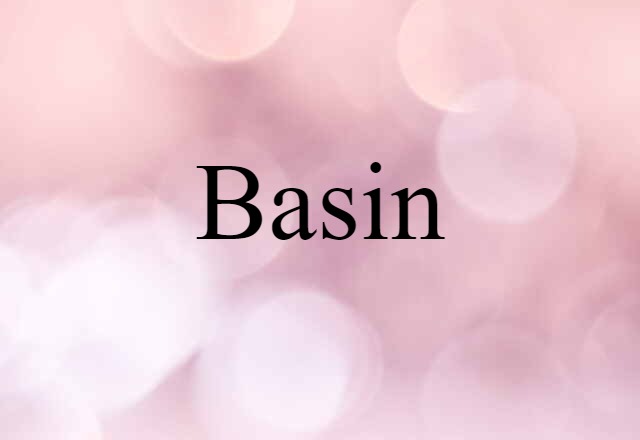 Basin (noun) Definition, Meaning & Examples