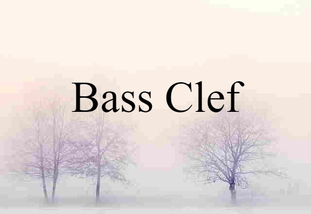 bass clef