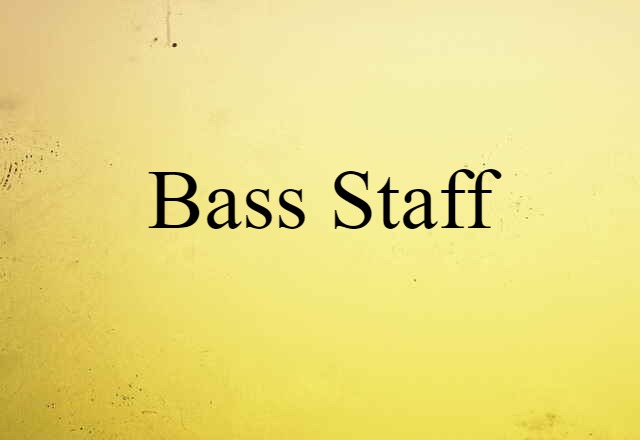 bass staff