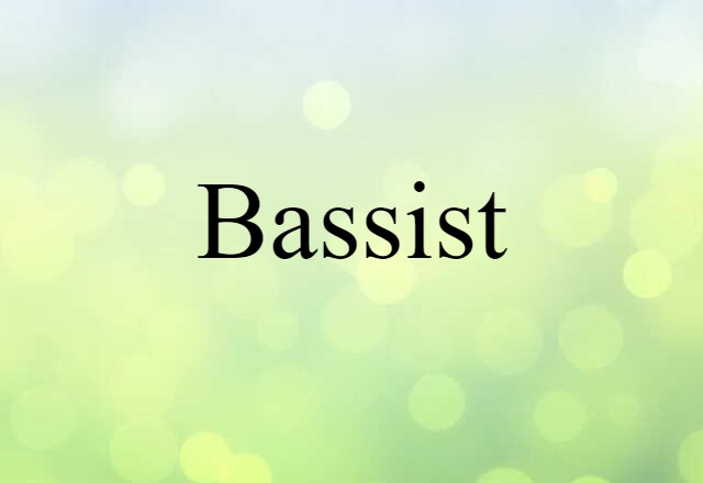 bassist