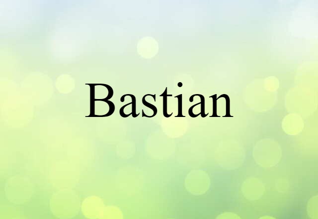 Bastian (noun) Definition, Meaning & Examples