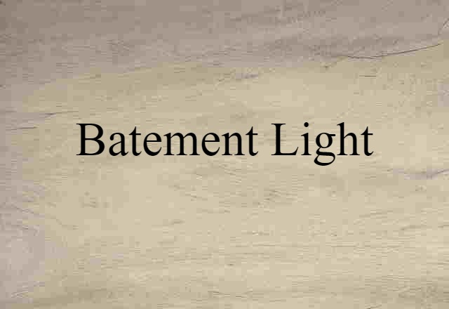 batement light