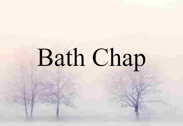 Bath Chap (noun) Definition, Meaning & Examples