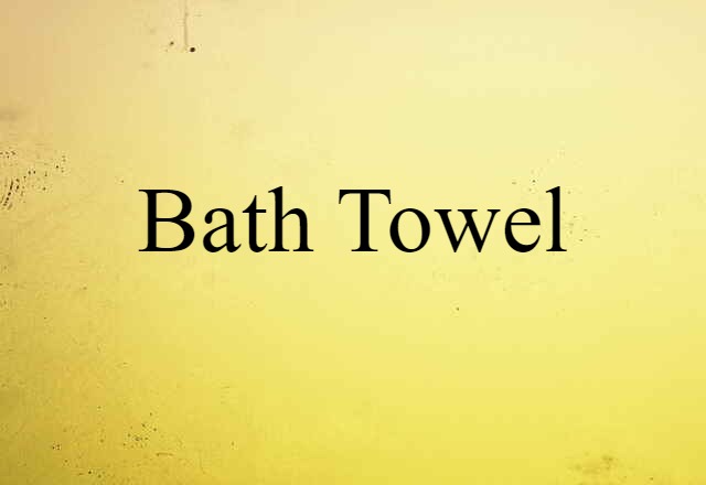 bath towel