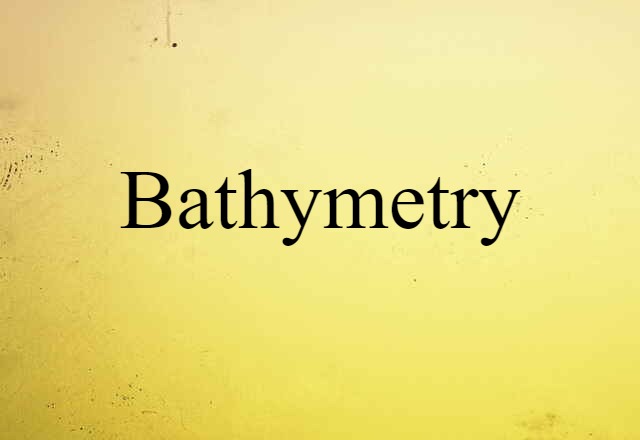 bathymetry