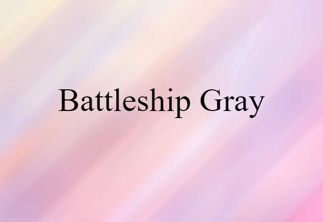 battleship gray