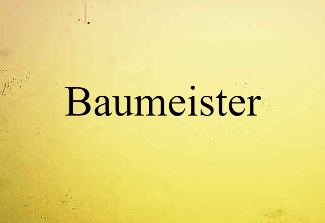 Baumeister