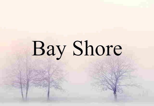 Bay Shore (noun) Definition, Meaning & Examples