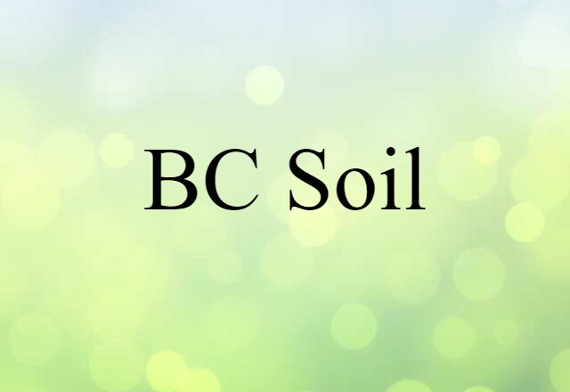 BC soil