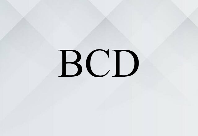 BCD