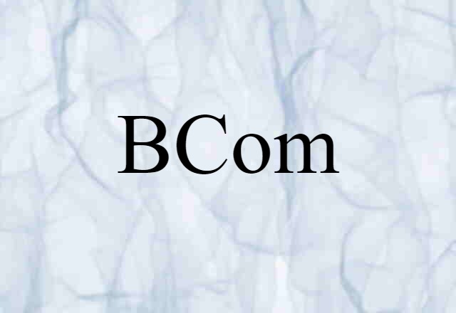 BCom