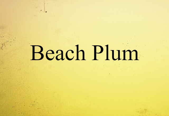 beach plum