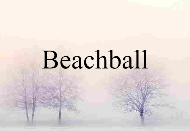 beachball