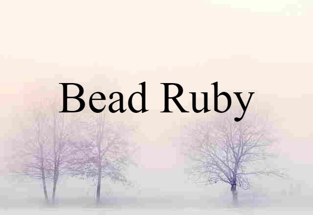 bead-ruby