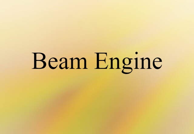 beam engine