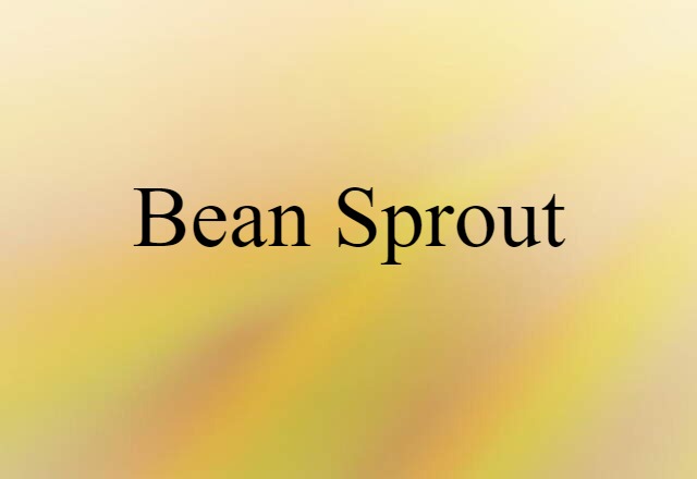 bean sprout