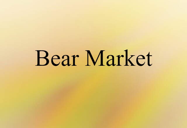 bear market