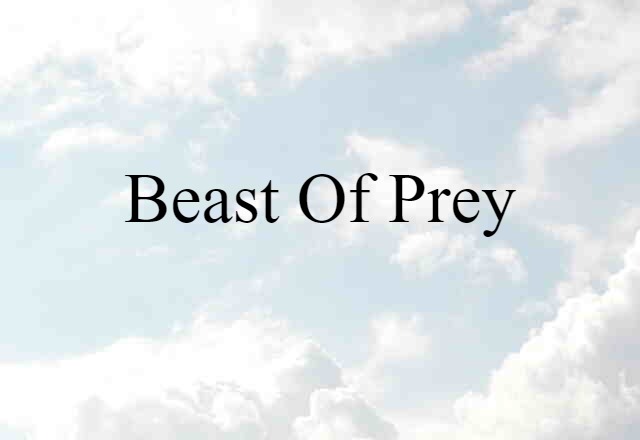 beast of prey