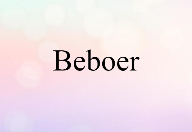 Beboer