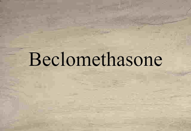 beclomethasone