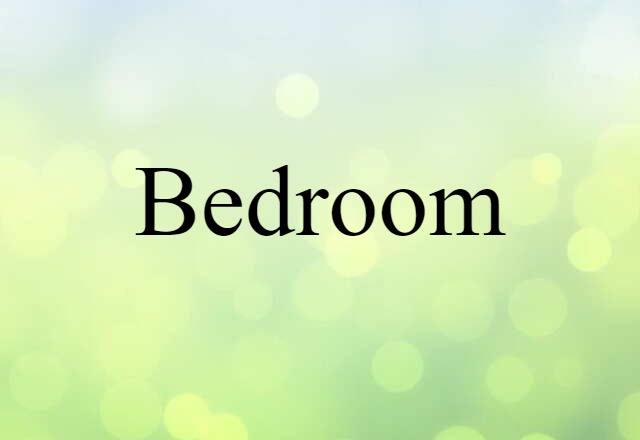 Bedroom (noun) Definition, Meaning & Examples