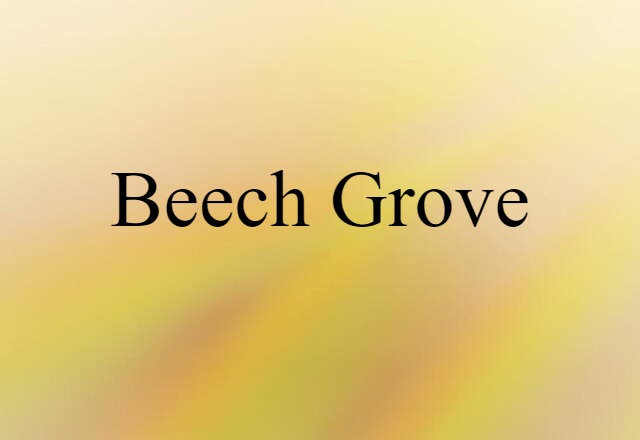 Beech Grove