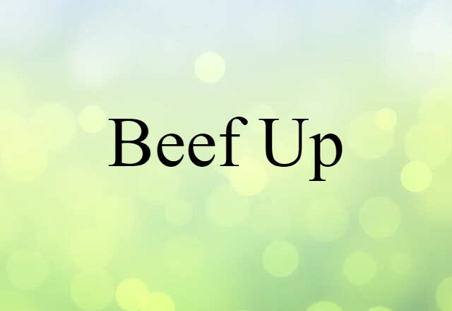 beef-up