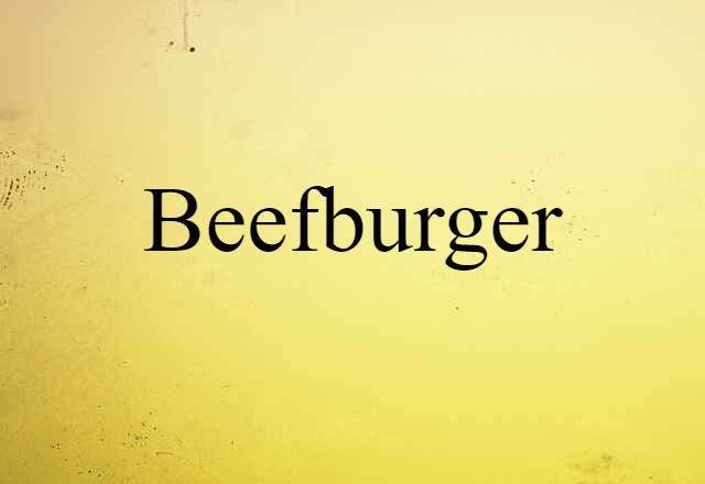 beefburger