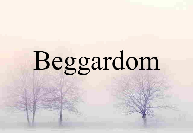 beggardom